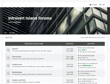 Tablet Screenshot of introvertisland.com